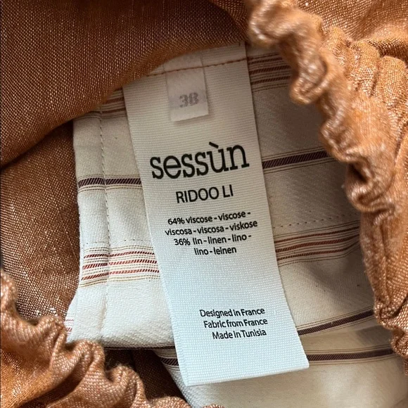 SESSUN Ridoo Linen Chambray Palazzo Trousers |
Terracotta - Picture 6 of 11